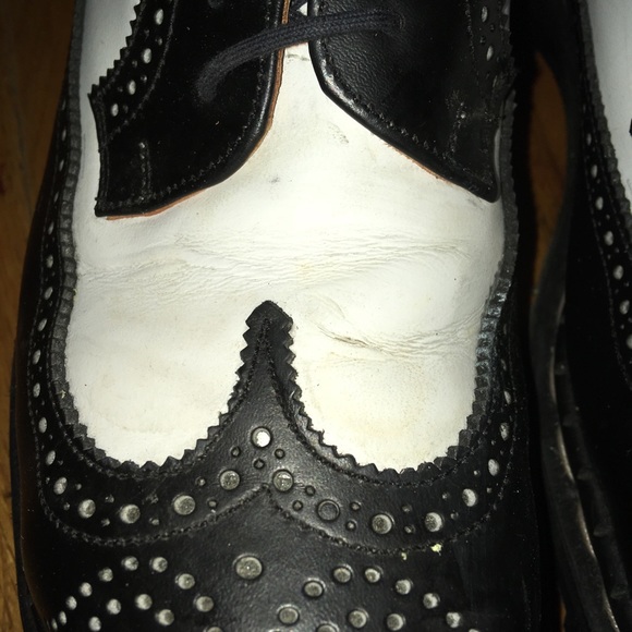 Vintage Gripfast Oxford Black-White wingtip brogue - Picture 8 of 8
